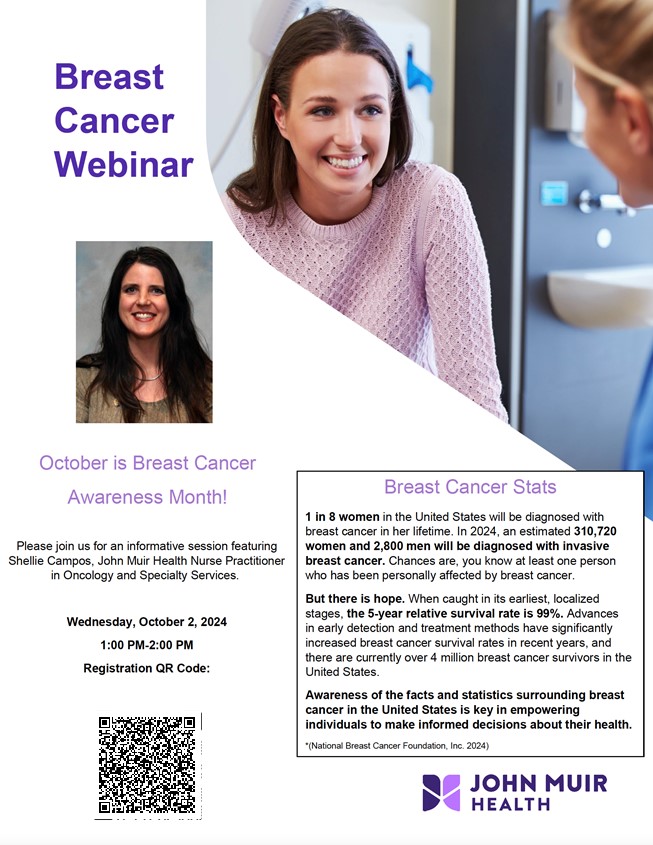 Flyer for Cancer Webinar