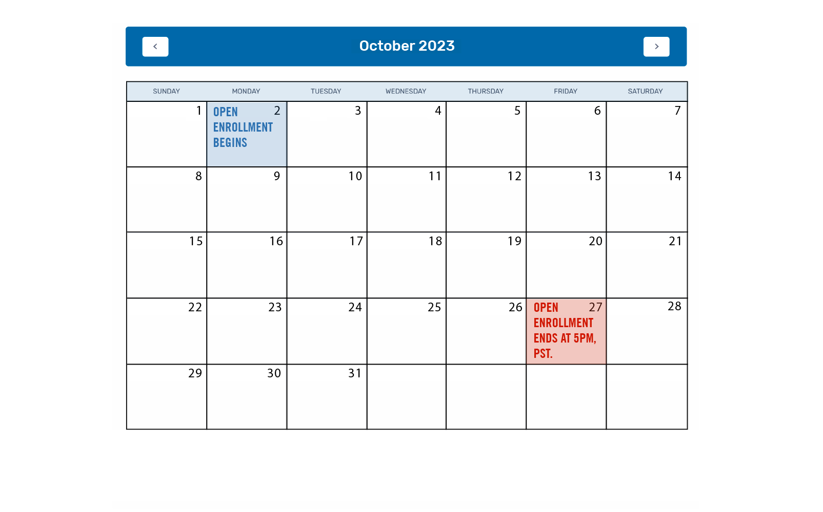 Open Enrollment for Plan Year 2024 | San Francisco Health Service System