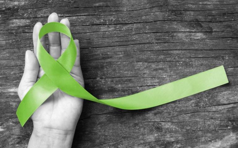 Mental Health Awarenss Green Ribbon 