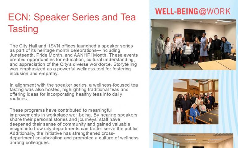 ECN Spotlight Speaker and Tea